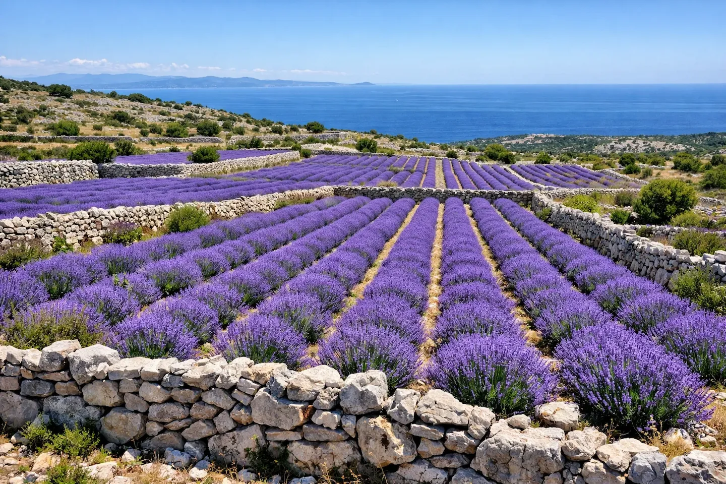 Pauschalreise Kroatien – Hvar Lavendelfelder und türkise Adria